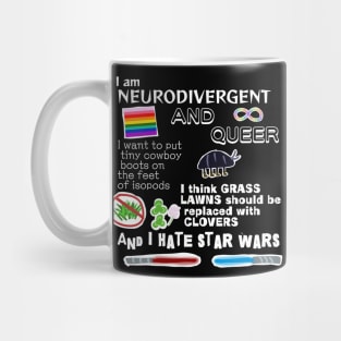 Neurodivergent isopods Mug